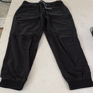 GAP gapfit Black Elastic Waist Joggers drawstring waist